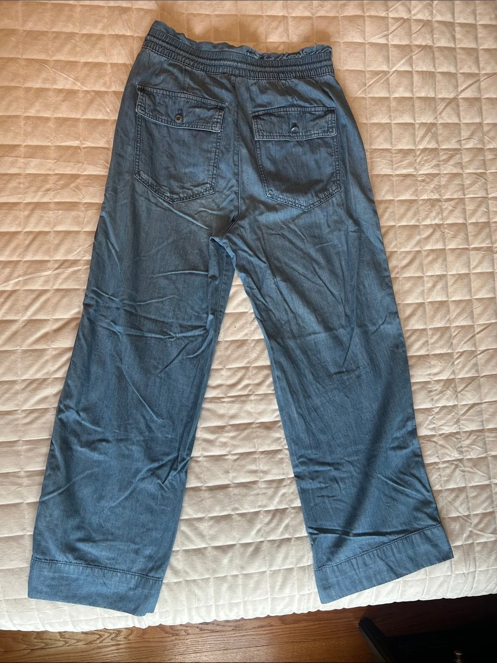 GAP Wide Leg Jeans in Denim Blue